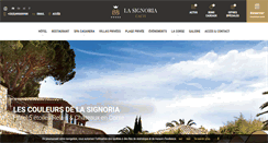 Desktop Screenshot of hotel-la-signoria.com